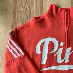 VS Pink 1/4 Zip Sweatshirt